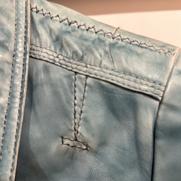 Plonge genuine leather distressed jacket - Picture 6 of 7